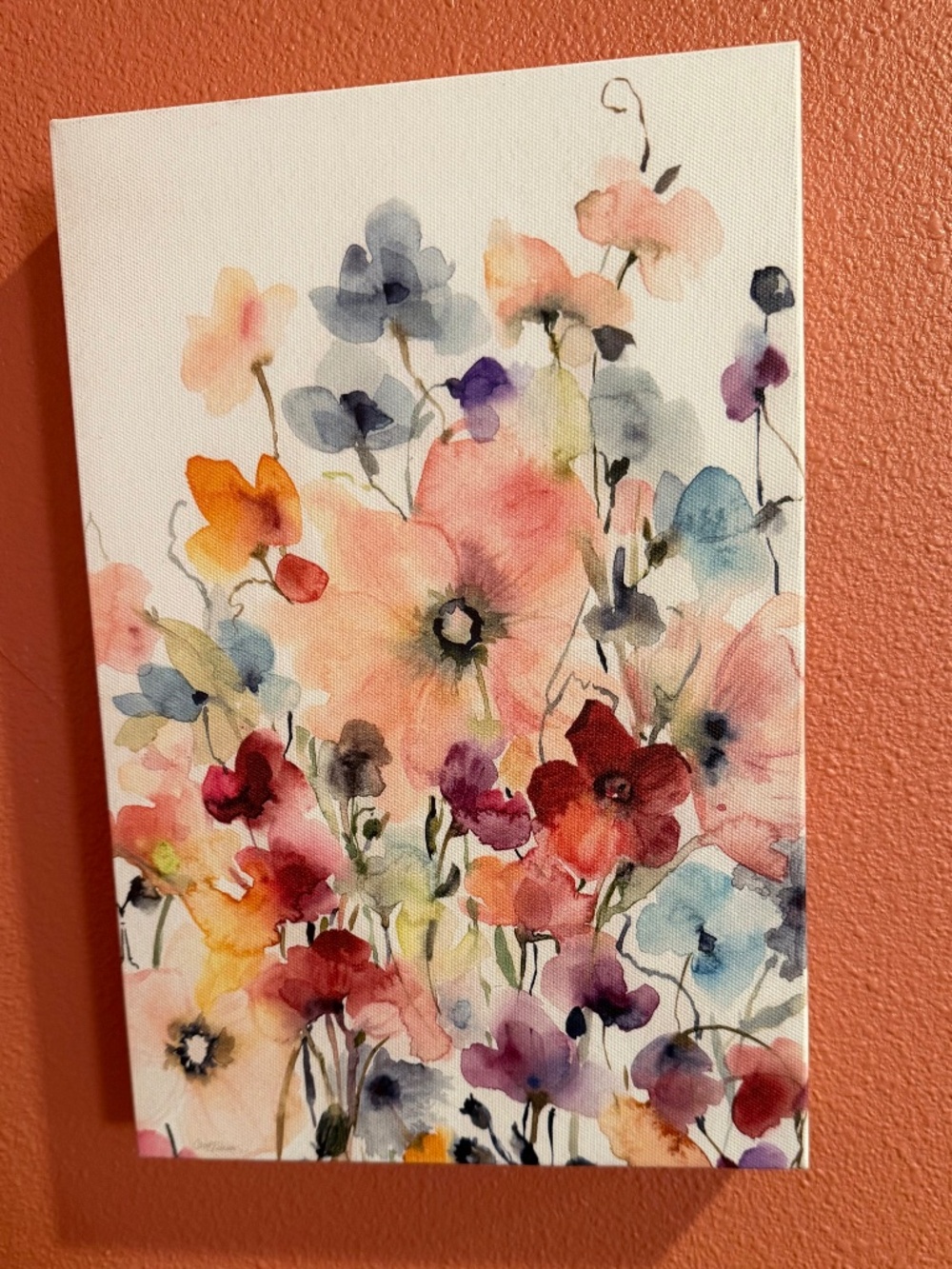 Poppies and Sweet Peas by Etta Ave.